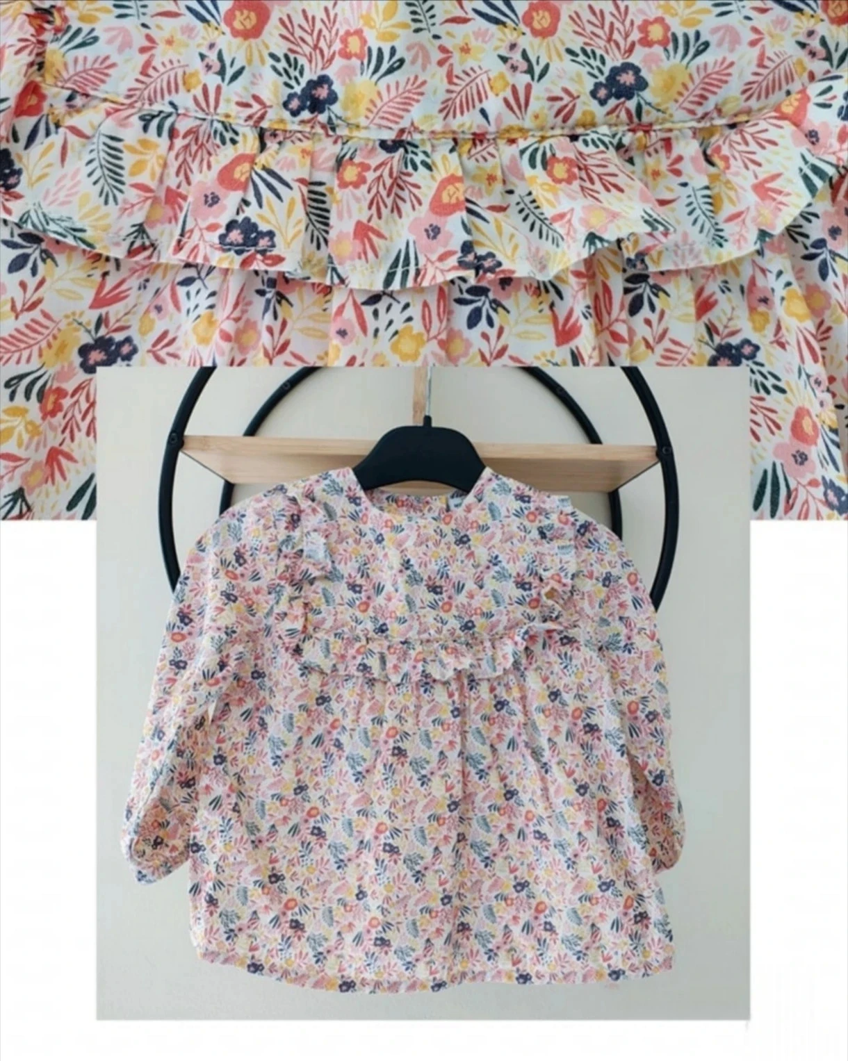 23 mois 2 ans blouse bohème brodée crème orchestra